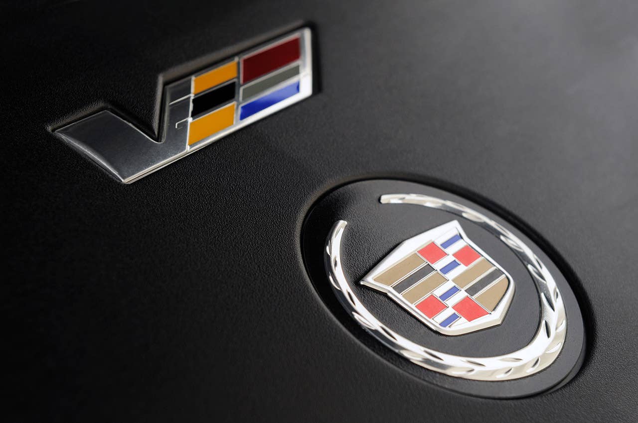 2011 Cadillac CTS-V Coupe engine detail