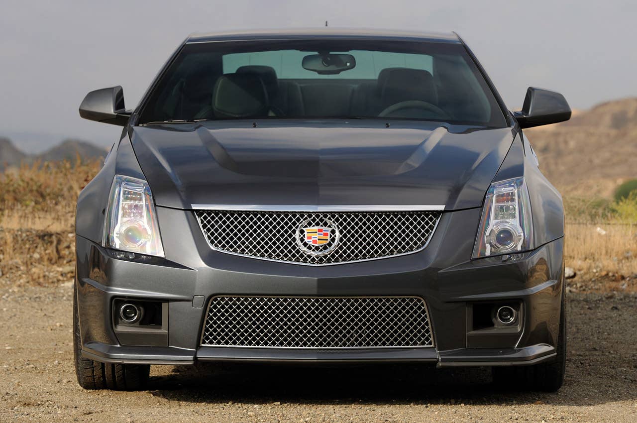 2011 Cadillac CTS-V Coupe front view