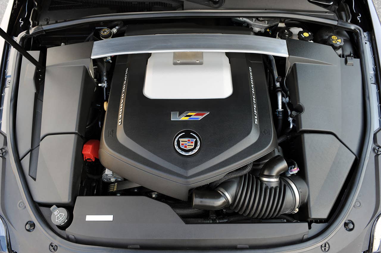 2011 Cadillac CTS-V Coupe engine