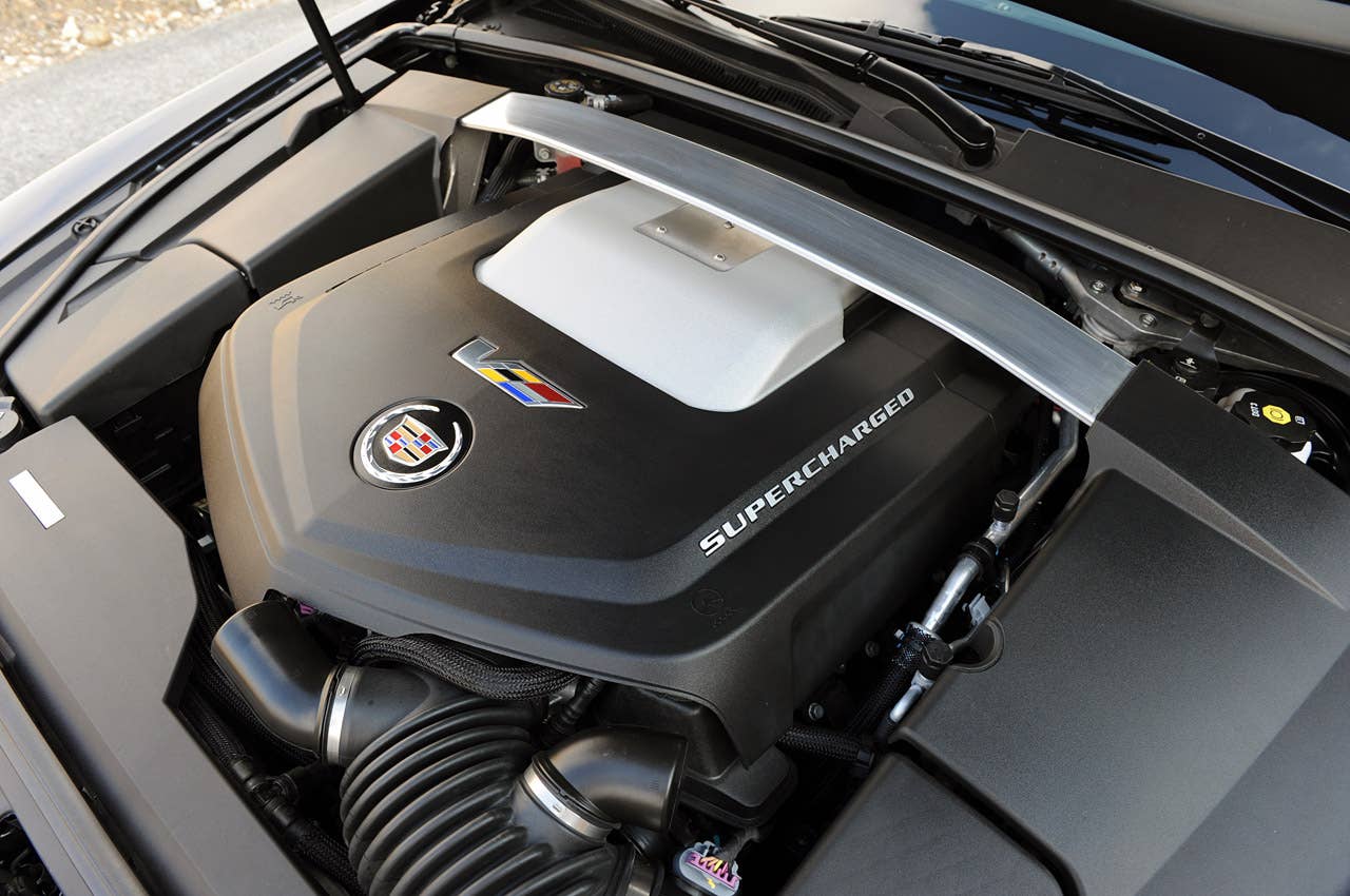 2011 Cadillac CTS-V Coupe engine