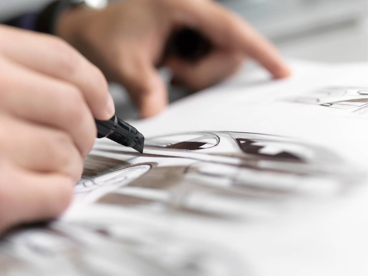 Sketches - First sketches of the BMW 6 Series Coupe (03/2011).