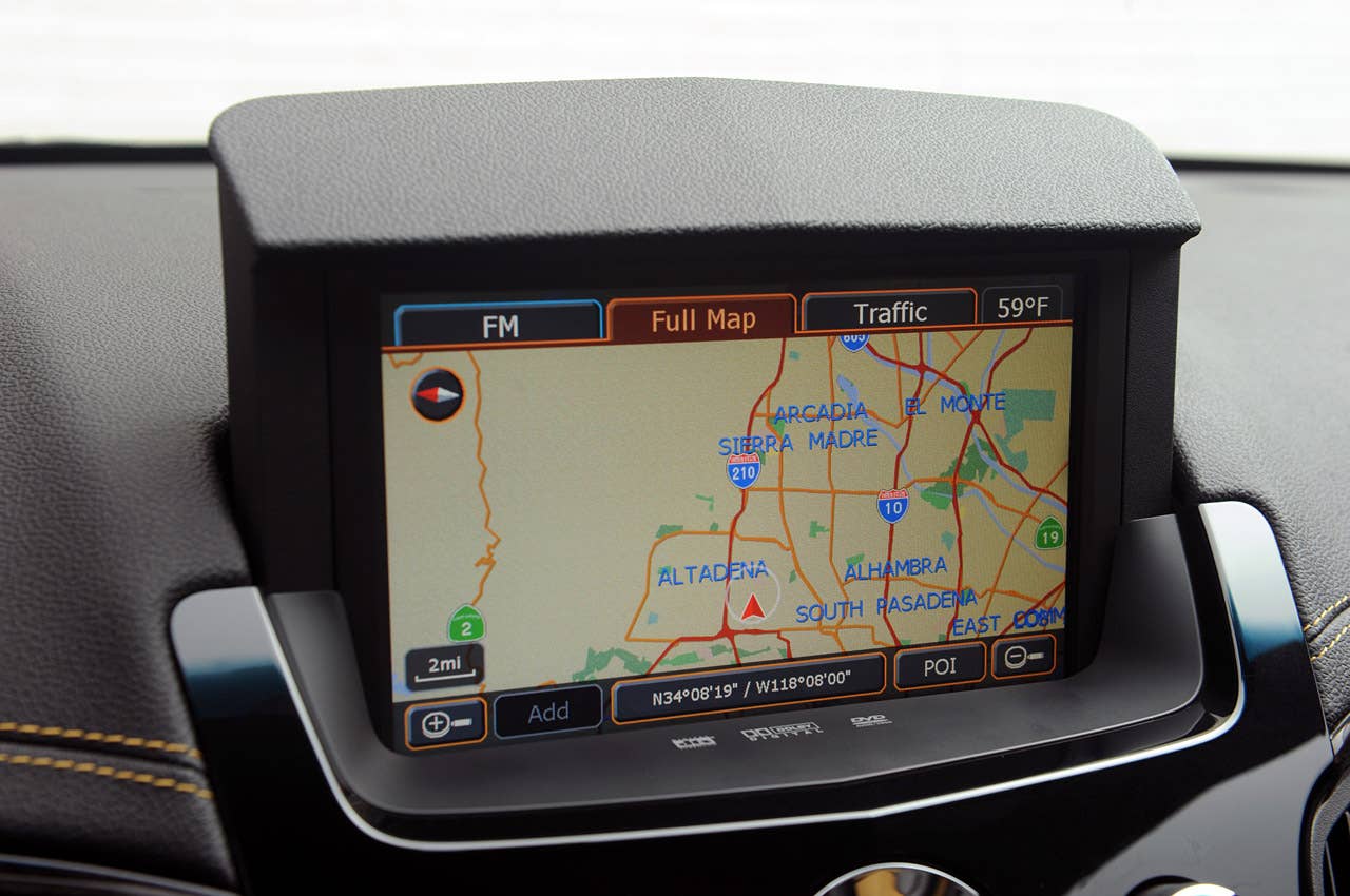 2011 Cadillac CTS-V Coupe navigation system