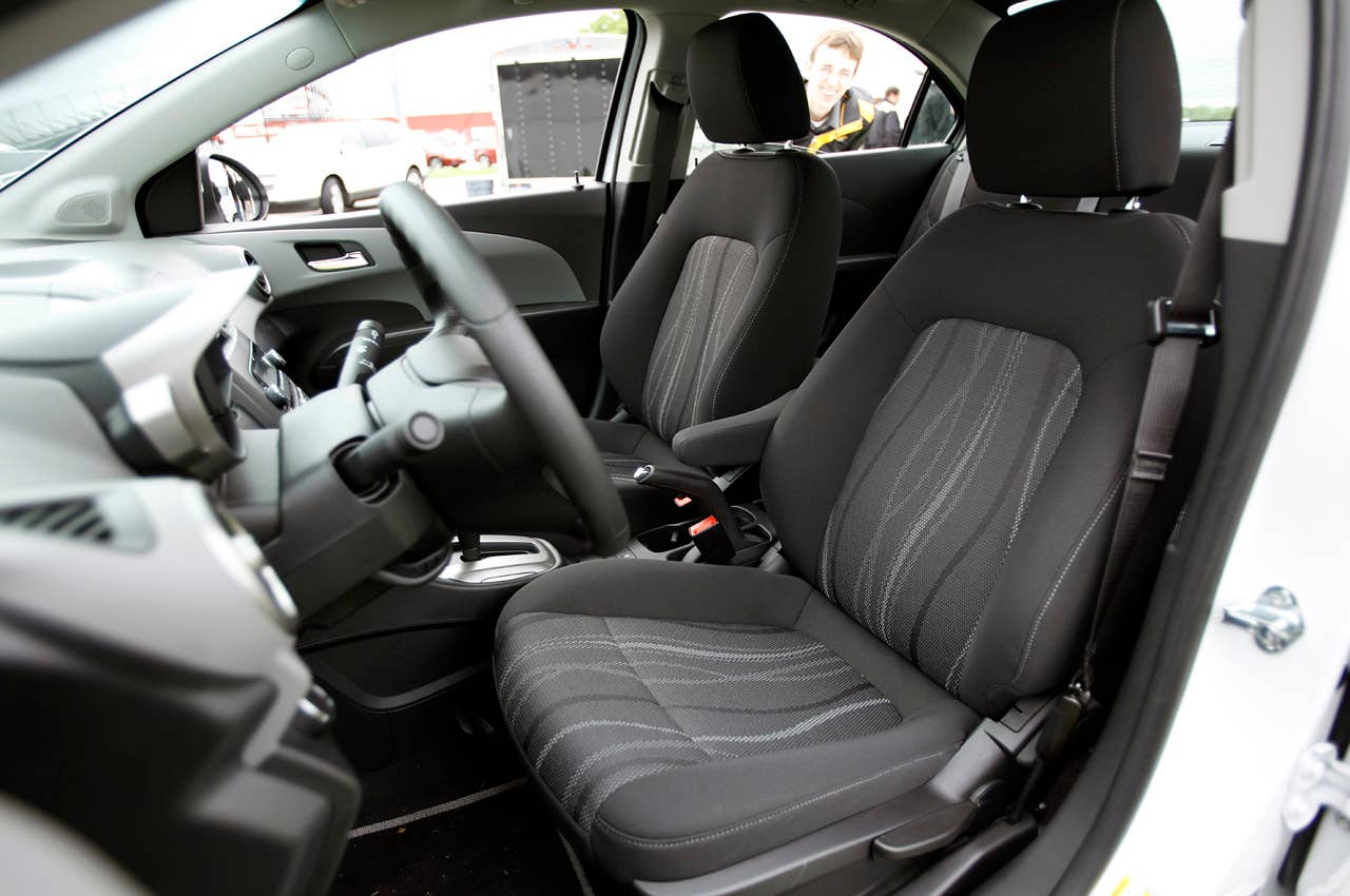 2012 Chevrolet Sonic front seats