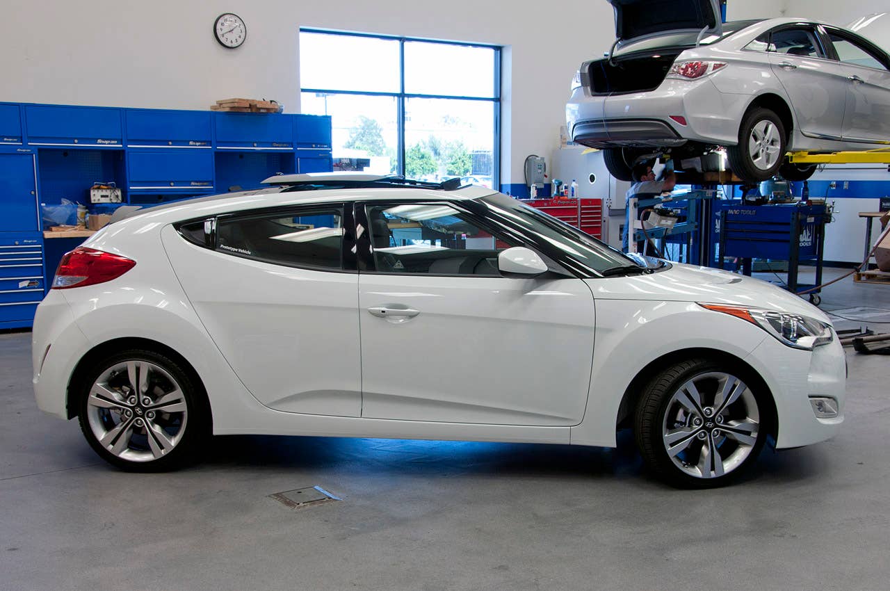 2012 Hyundai Veloster side view