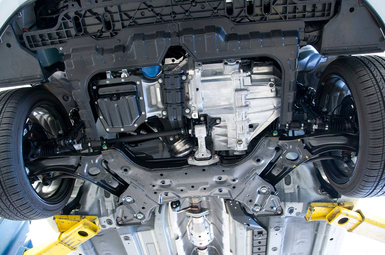 2012 Hyundai Veloster front suspension