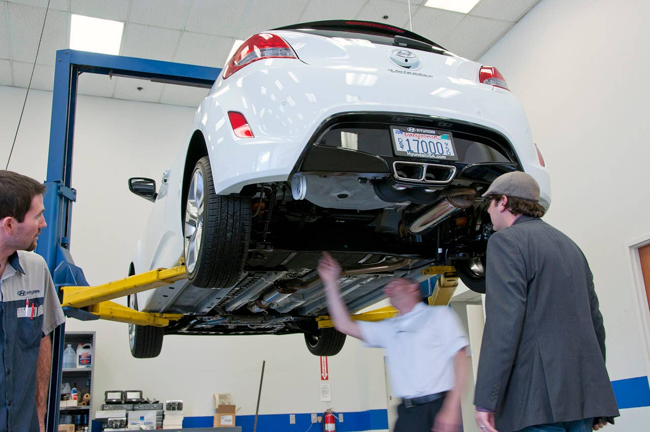 2012 Hyundai Veloster underside