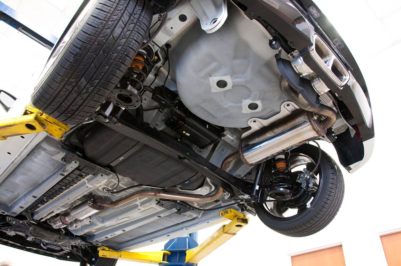 2012 Hyundai Veloster underside