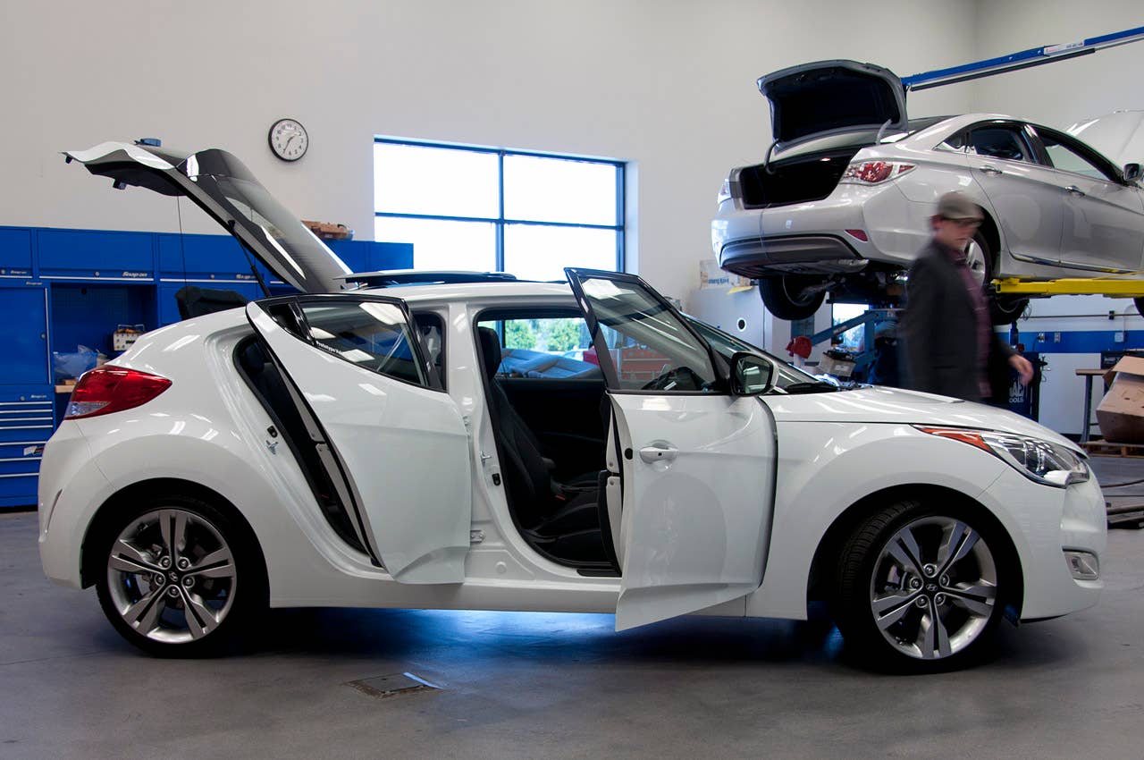 2012 Hyundai Veloster side view