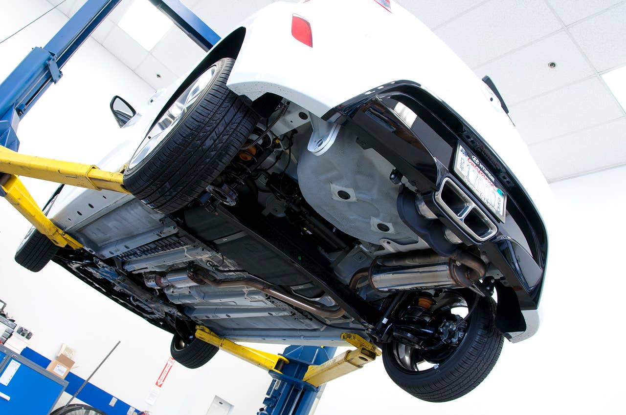 2012 Hyundai Veloster underside
