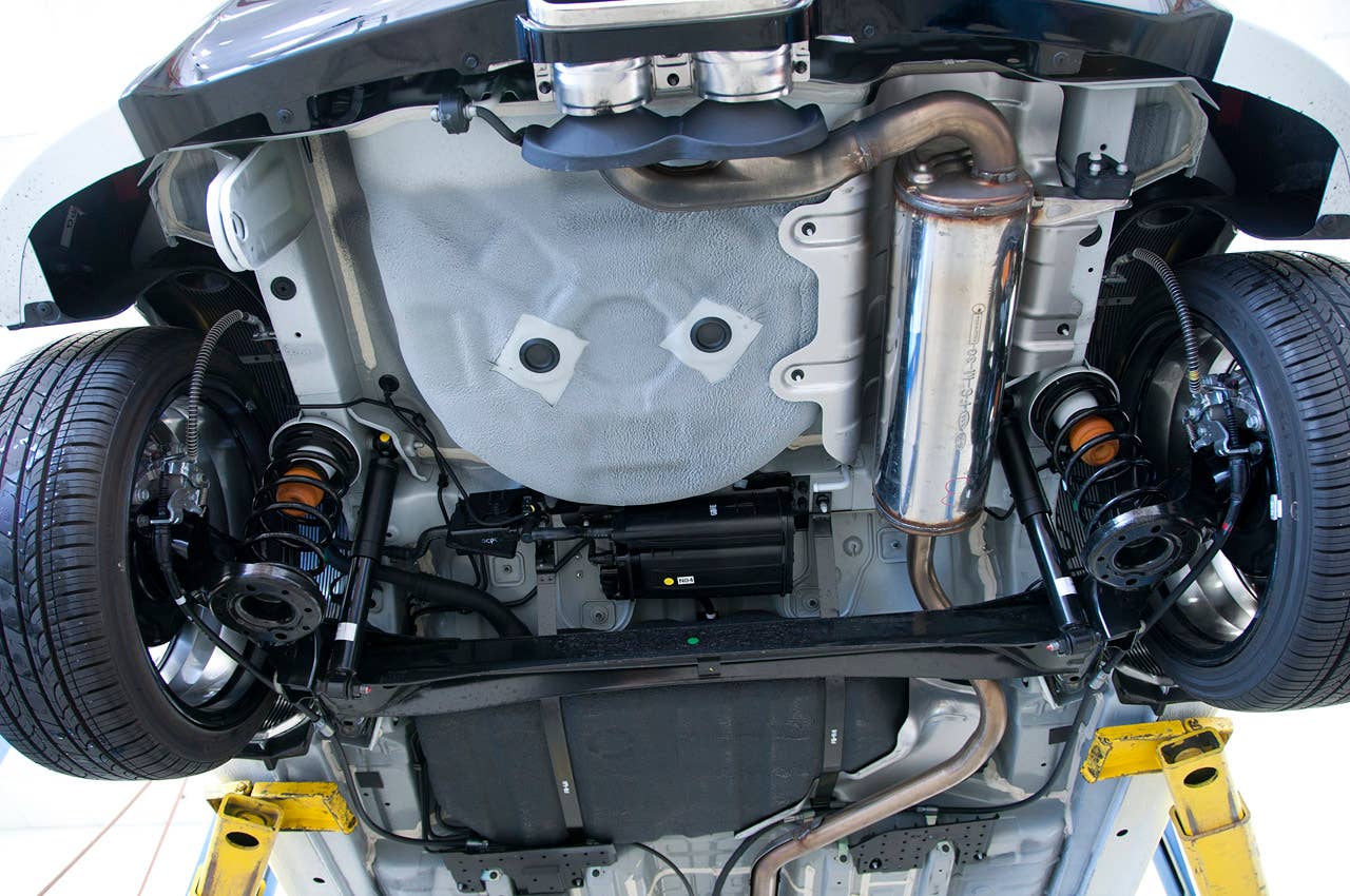 2012 Hyundai Veloster underside