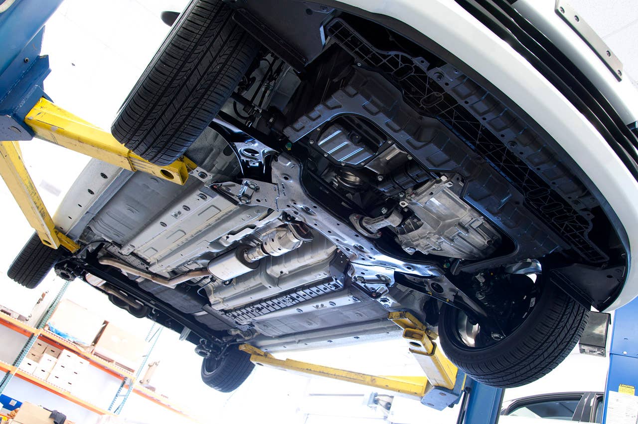 2012 Hyundai Veloster underside