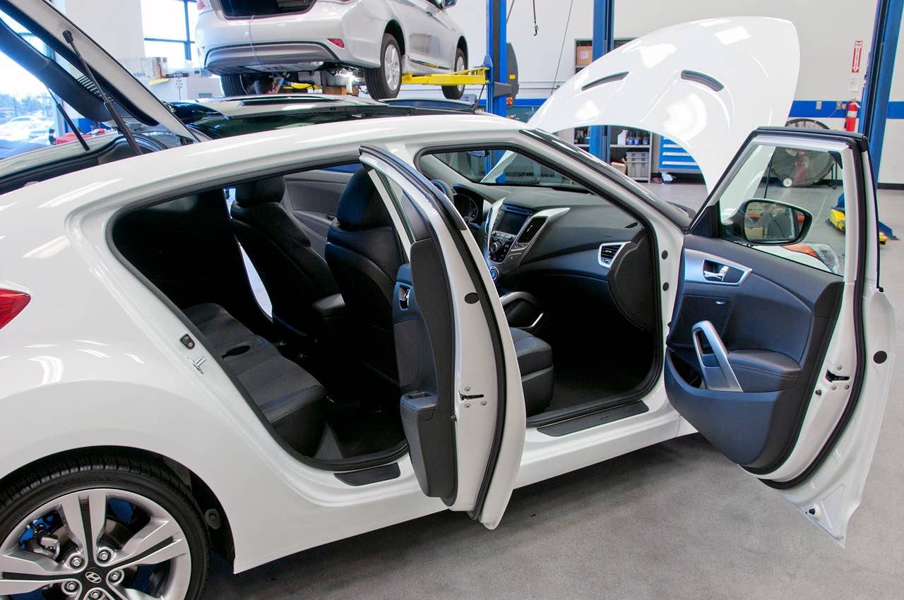 2012 Hyundai Veloster third door