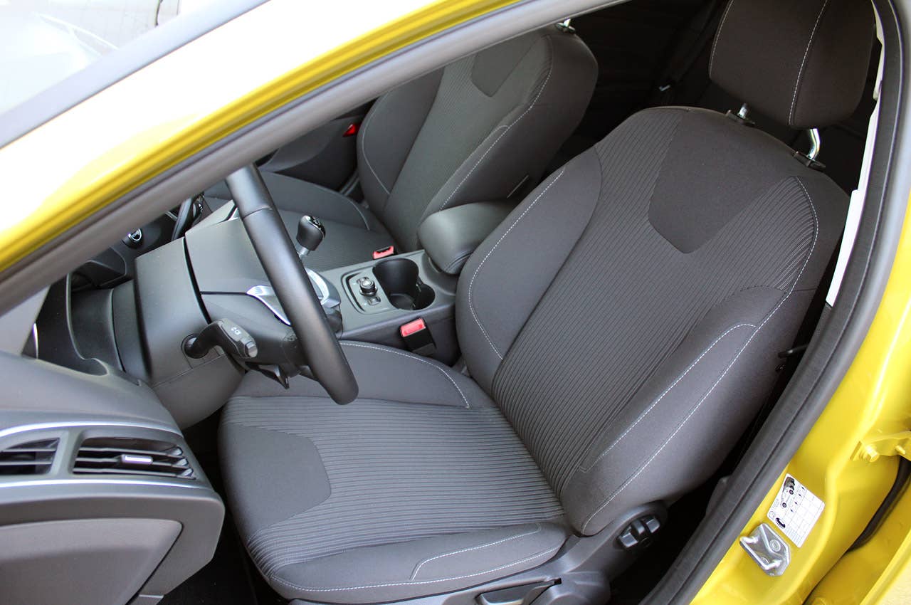 2012 Ford Focus 1.0-liter EcoBoost front seats