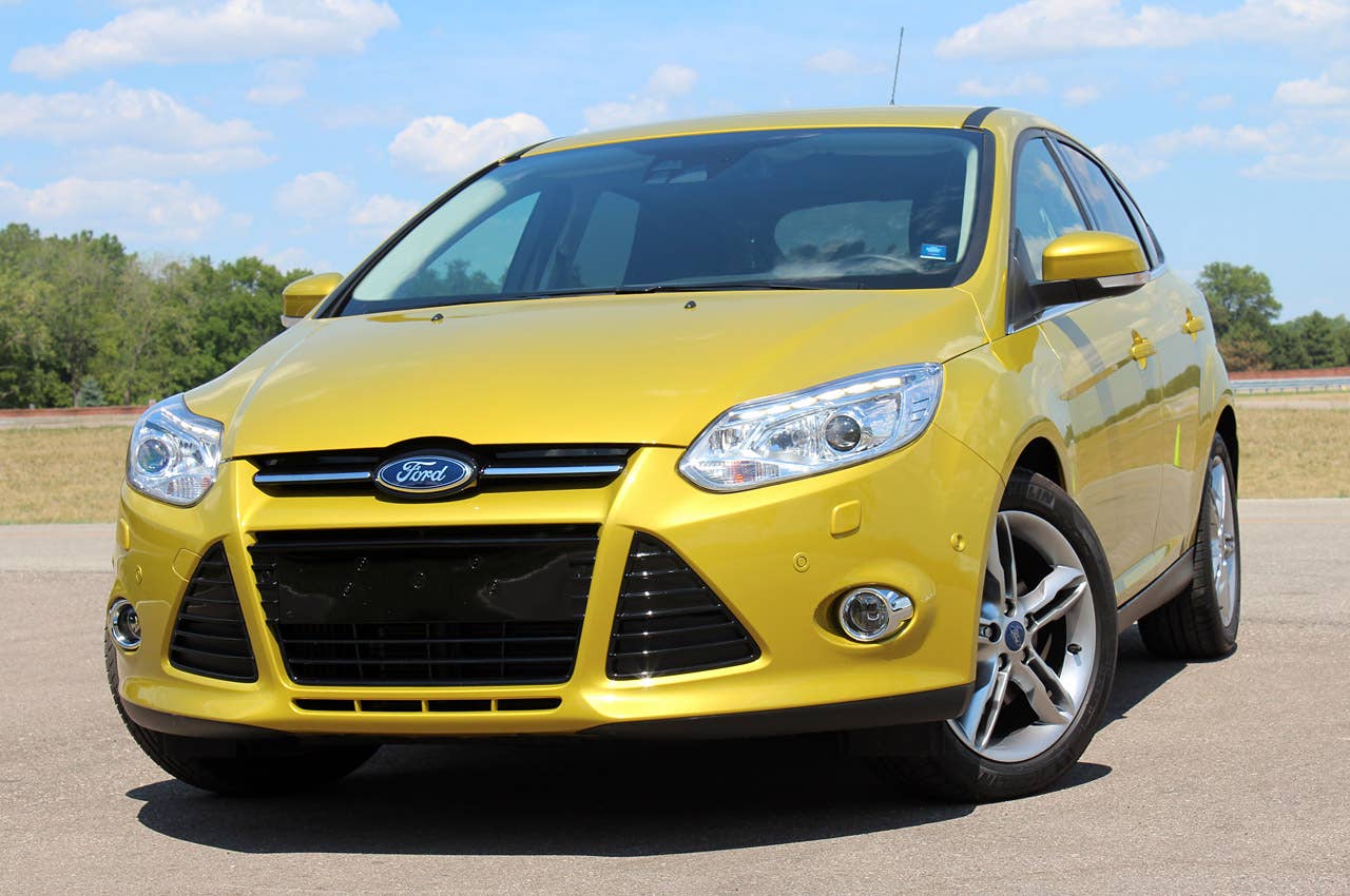 2012 Ford Focus 1.0-liter EcoBoost front 3/4 view