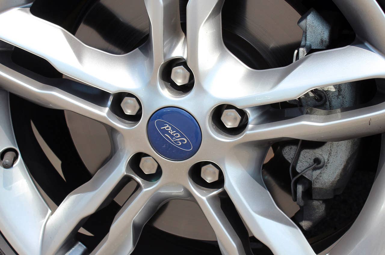2012 Ford Focus 1.0-liter EcoBoost wheel detail