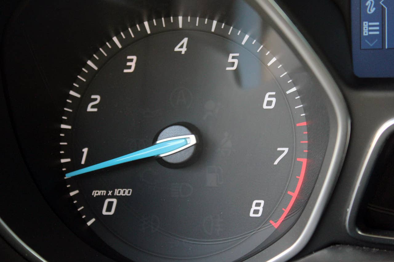 2012 Ford Focus 1.0-liter EcoBoost tachometer