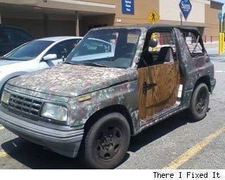 Does the risk of splinters hurt a car's safety ratings?  There I Fixed It