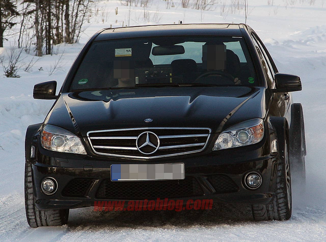 Mercedes-Benz C63 AMG Black Series spy shots