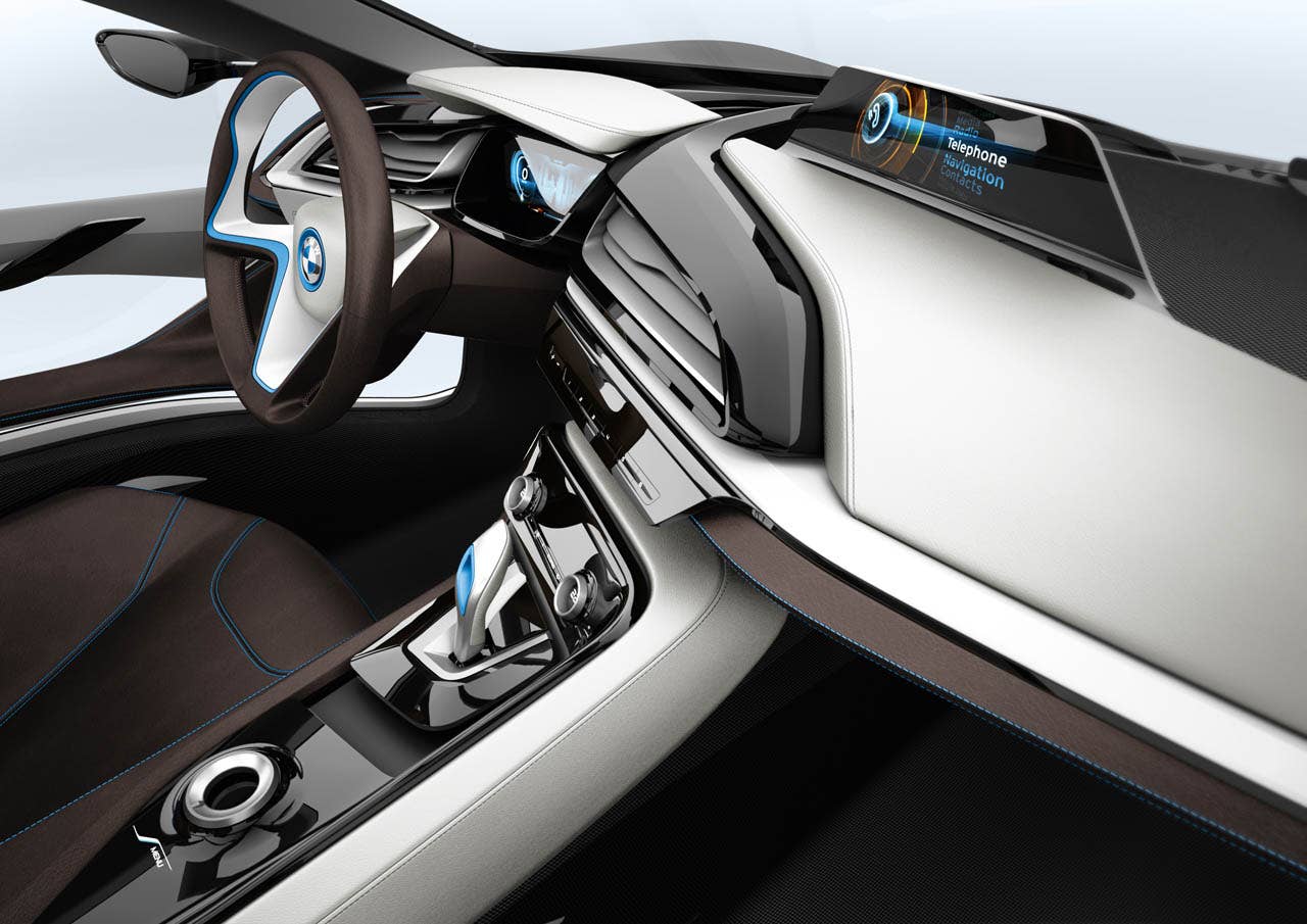 BMW i8 Concept, Interior (07/2011)