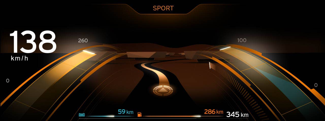 BMW i8 Concept, Central information display (07/2011)