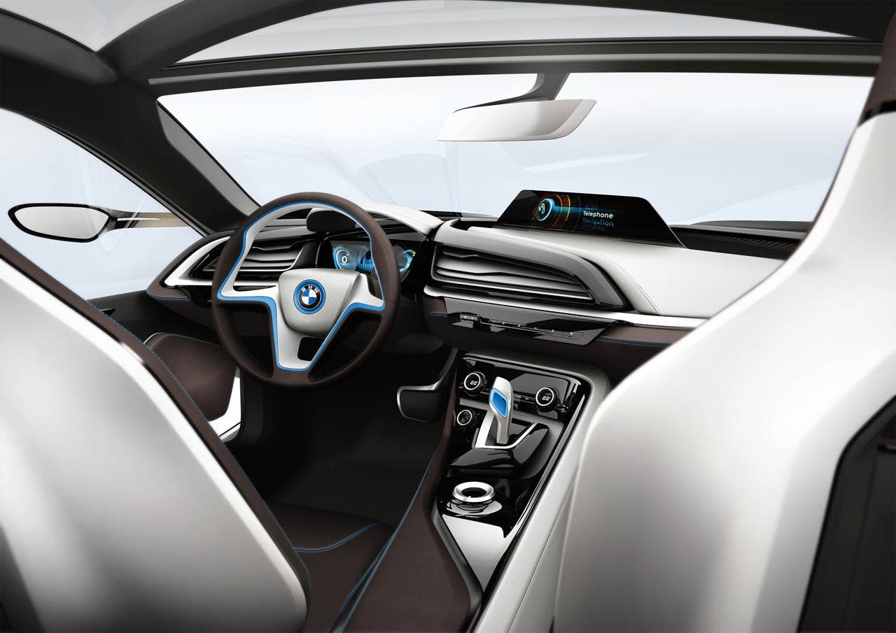BMW i8 Concept, Interior (07/2011)