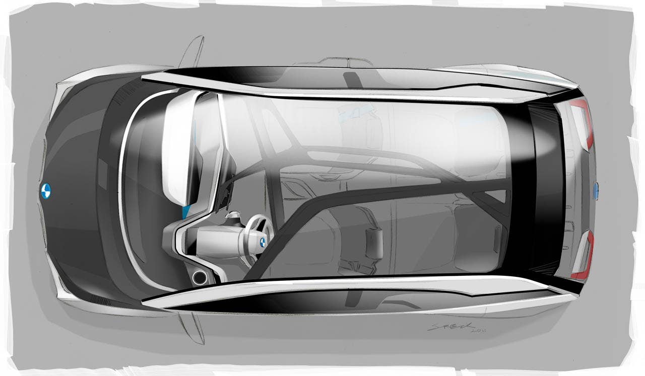 BMW i3 Concept, Design sketch (07/2011)