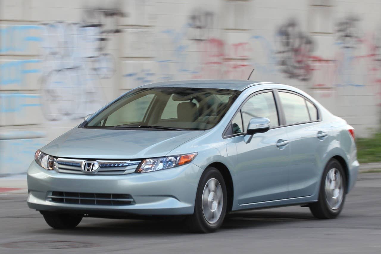 2012 Honda Civic Hybrid driving