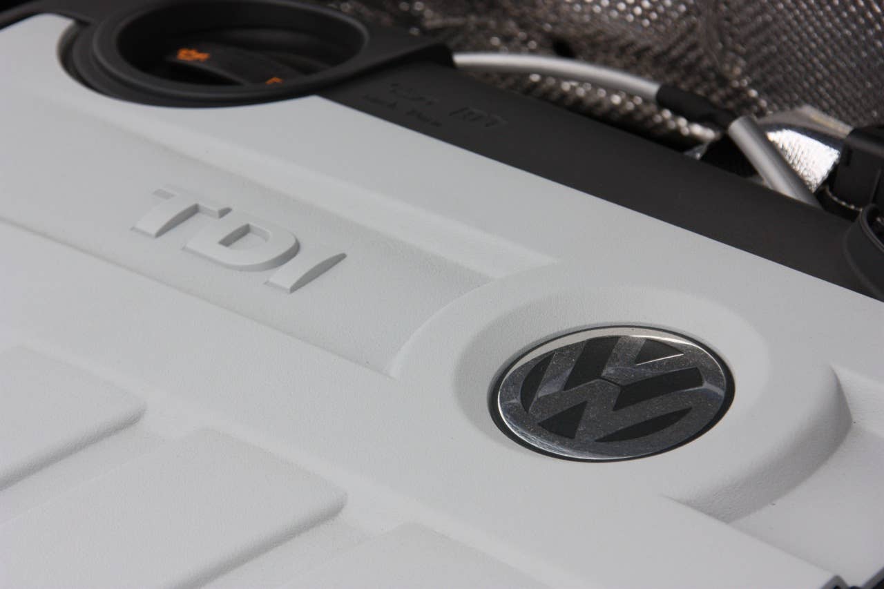 2011 Volkswagen Jetta TDI engine detail