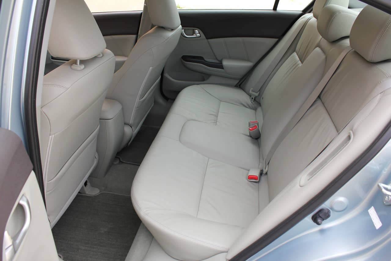 2012 Honda Civic Hybrid rear seats