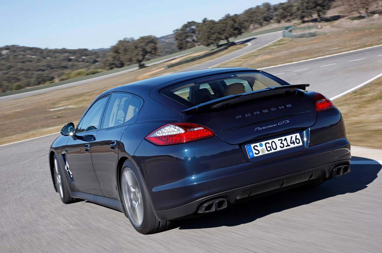 2013 Porsche Panamera GTS driving