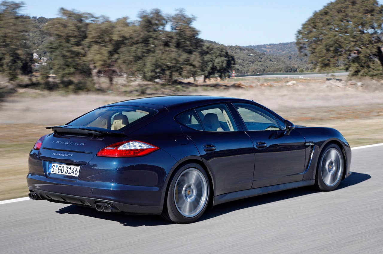 2013 Porsche Panamera GTS driving