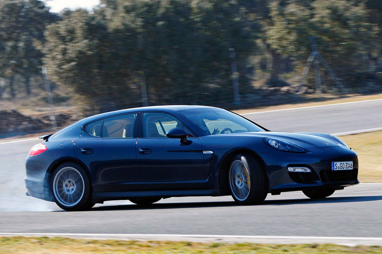 2013 Porsche Panamera GTS driving