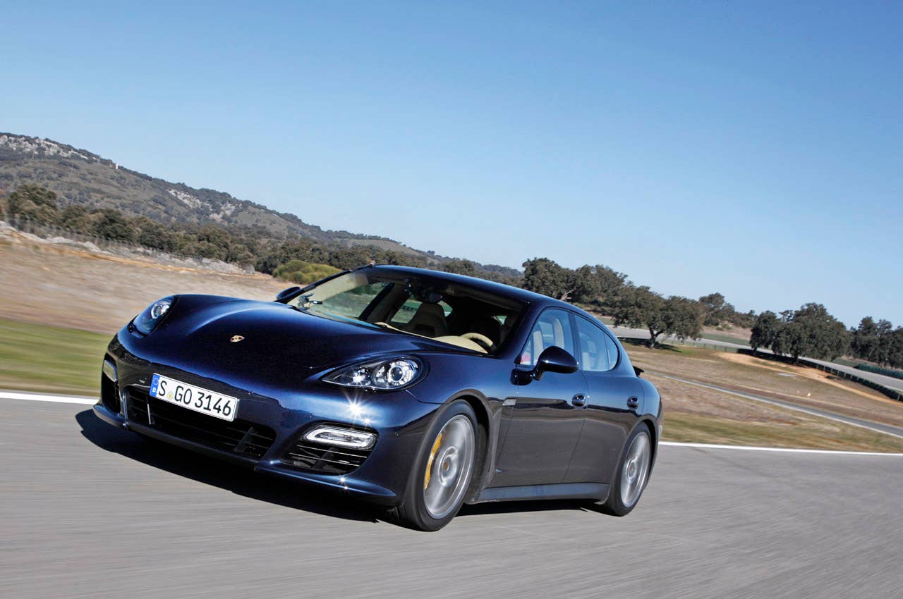 2013 Porsche Panamera GTS driving