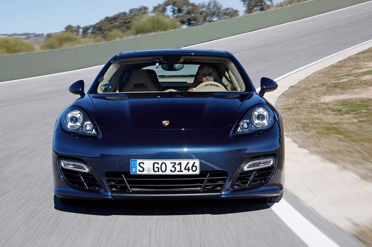 2013 Porsche Panamera GTS driving