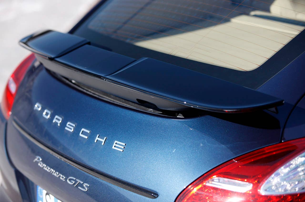2013 Porsche Panamera GTS rear spoiler