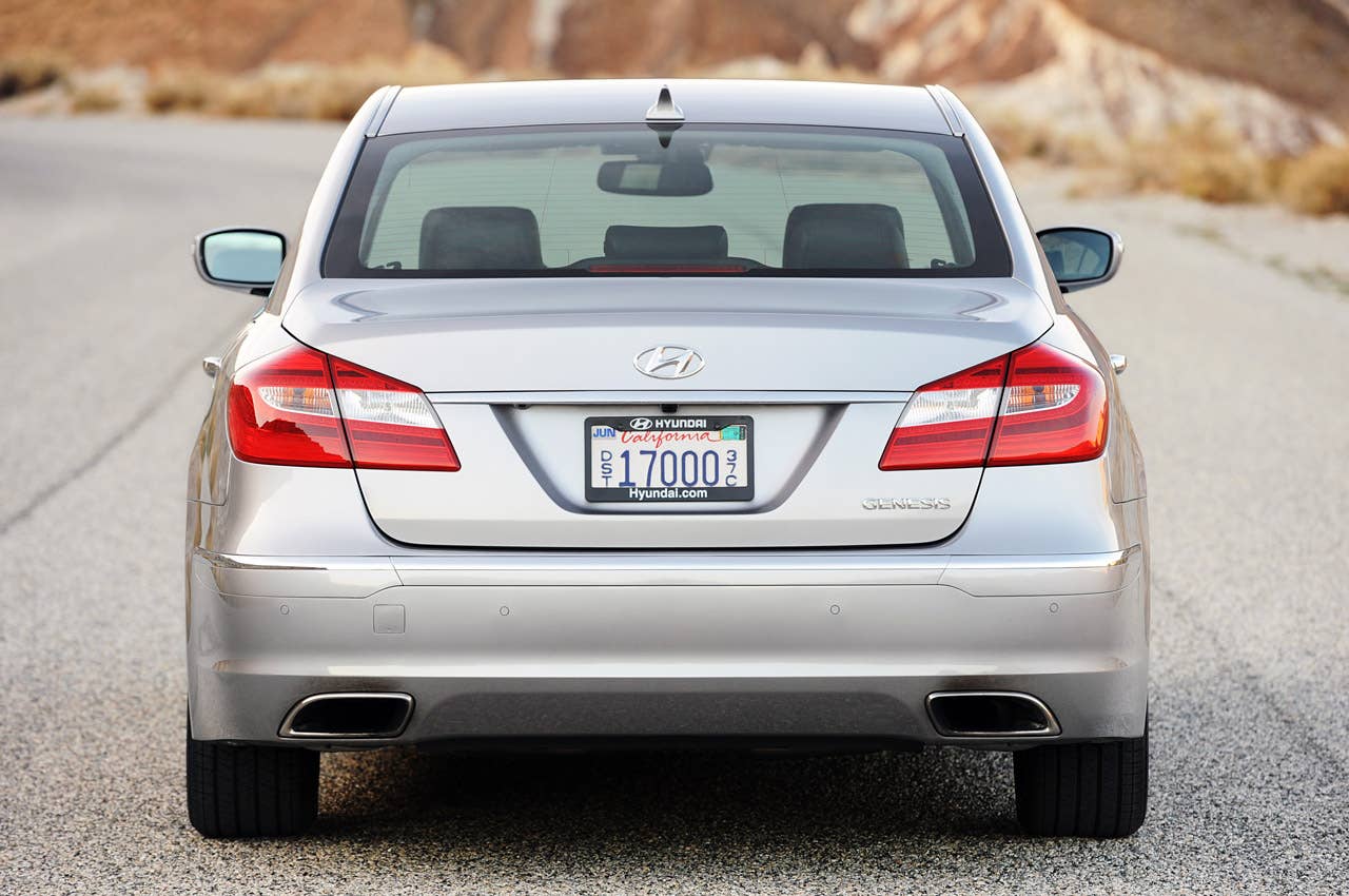 2012 Hyundai Genesis rear view