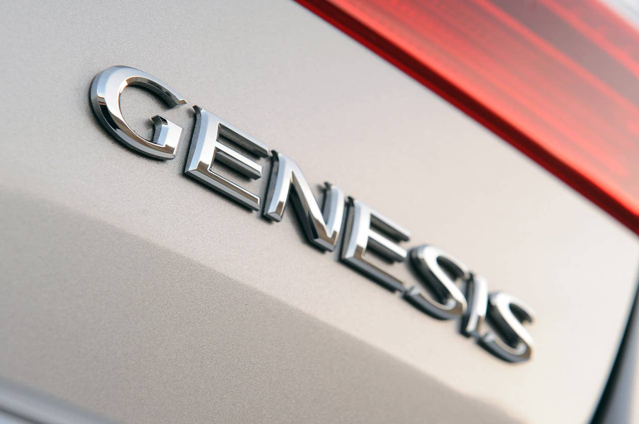 2012 Hyundai Genesis badge
