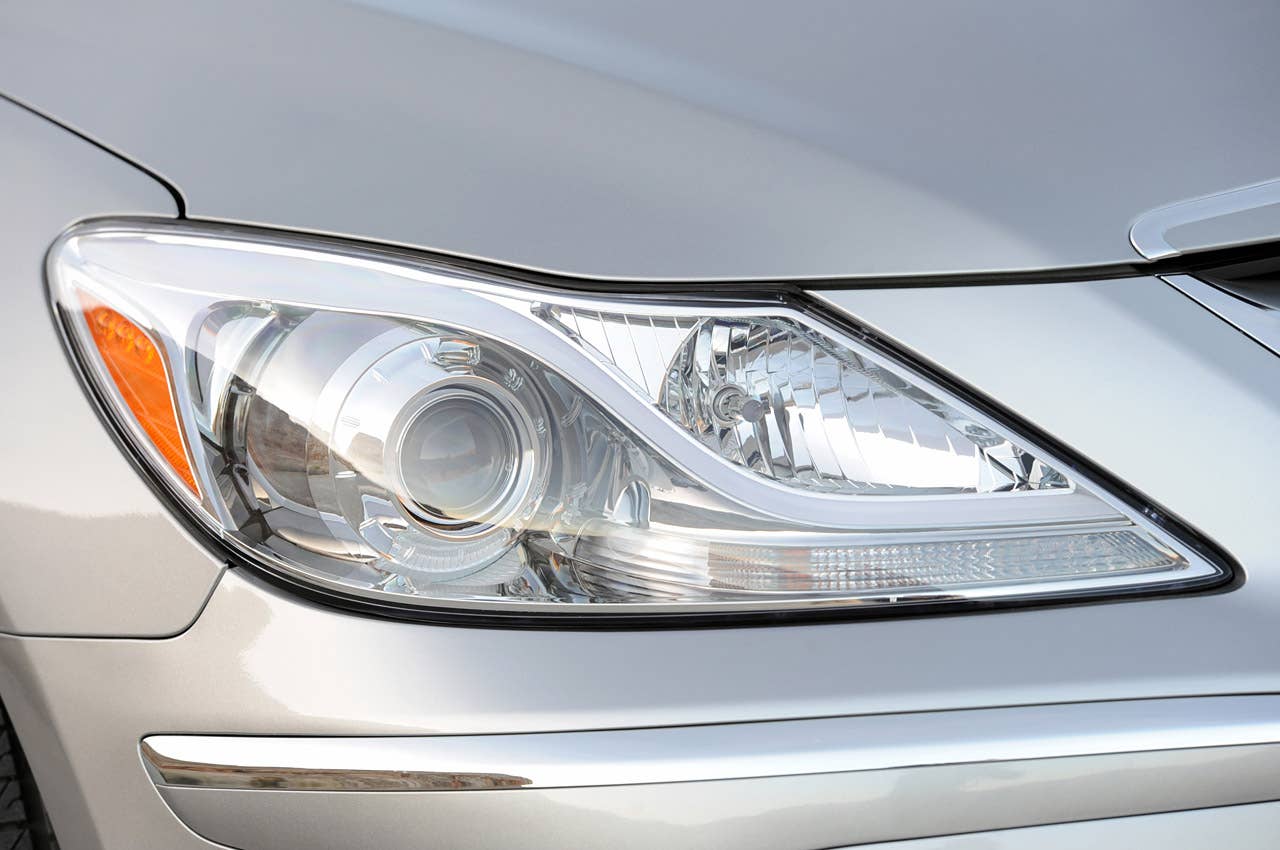 2012 Hyundai Genesis headlight