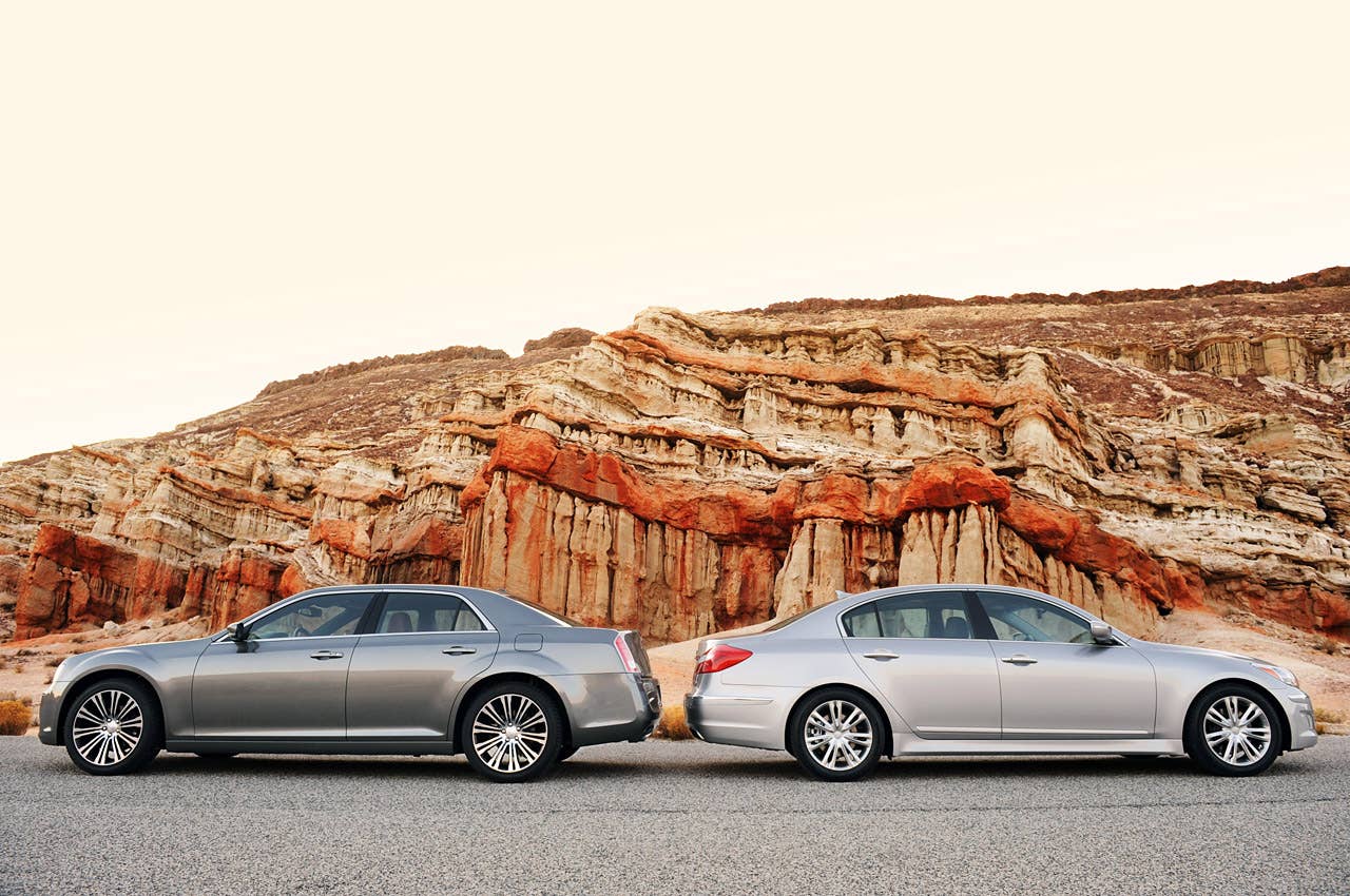 2012 Chrysler 300 S and 2012 Hyundai Genesis