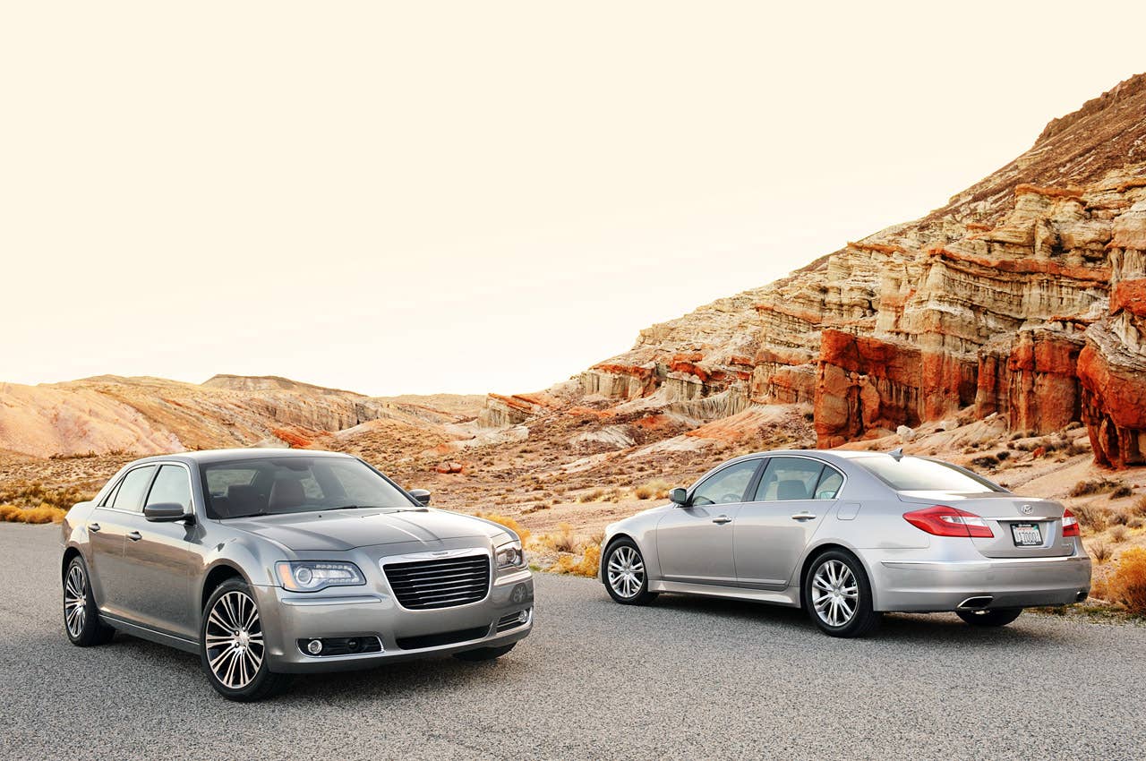 2012 Chrysler 300 S and 2012 Hyundai Genesis