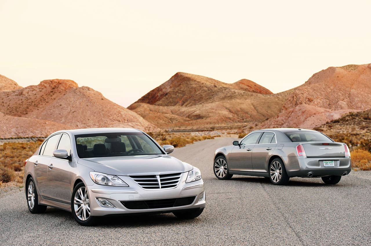 2012 Chrysler 300 S and 2012 Hyundai Genesis