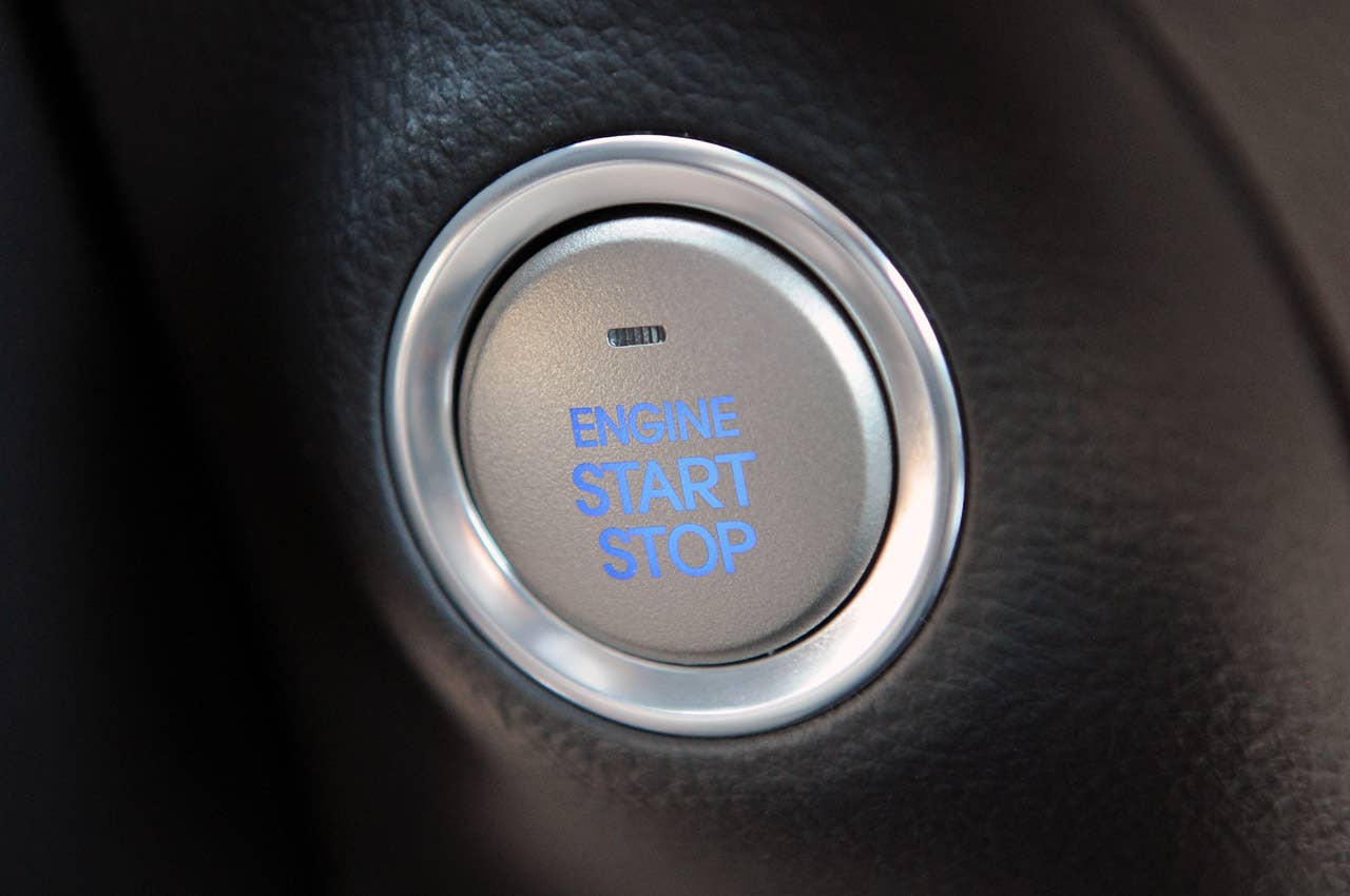 2012 Hyundai Genesis start button
