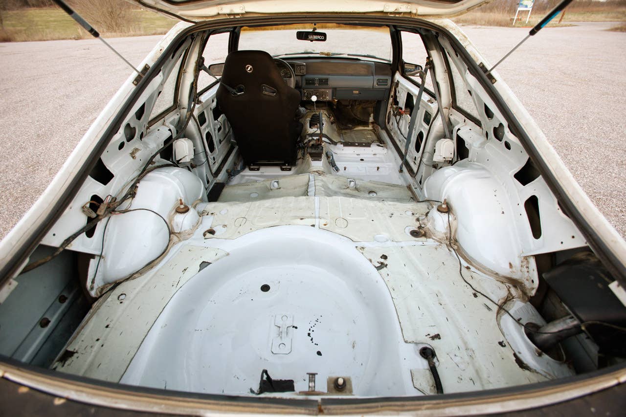 View from the rear hatch
