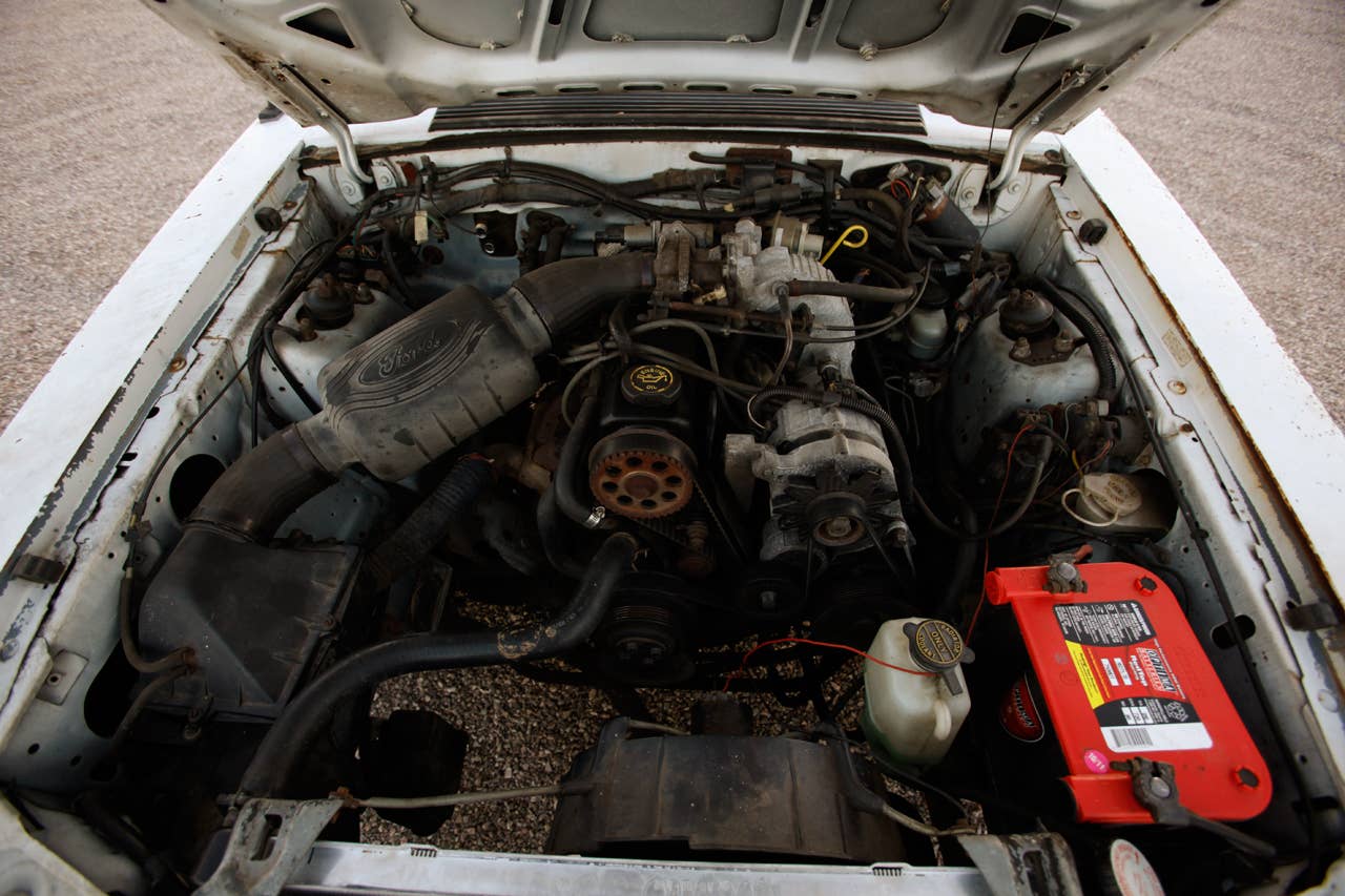 Project Ugly Horse: 1989 Ford Mustang LX engine bay