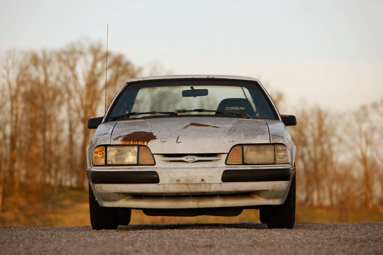Project Ugly Horse: 1989 Ford Mustang LX front