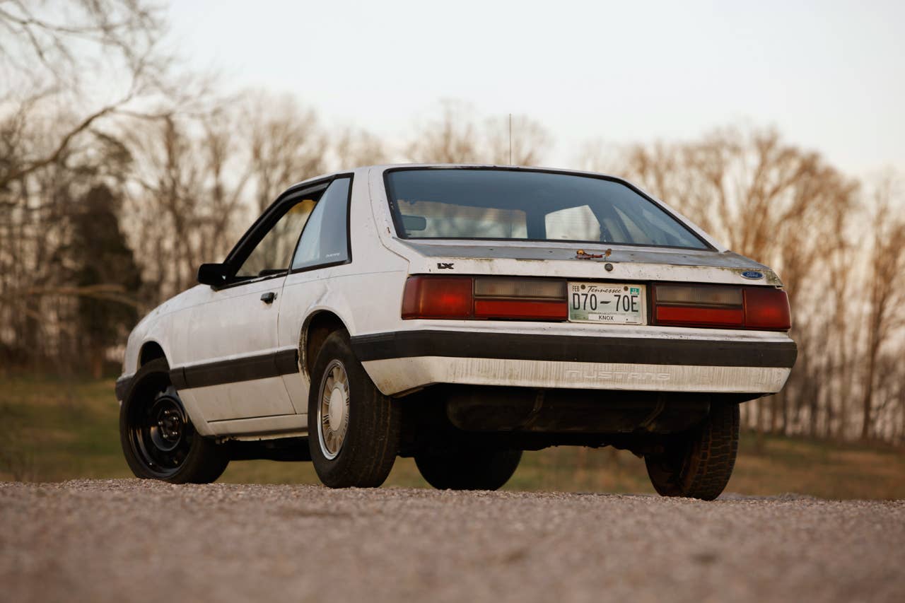 Project Ugly Horse: 1989 Ford Mustang LX rear 3/4
