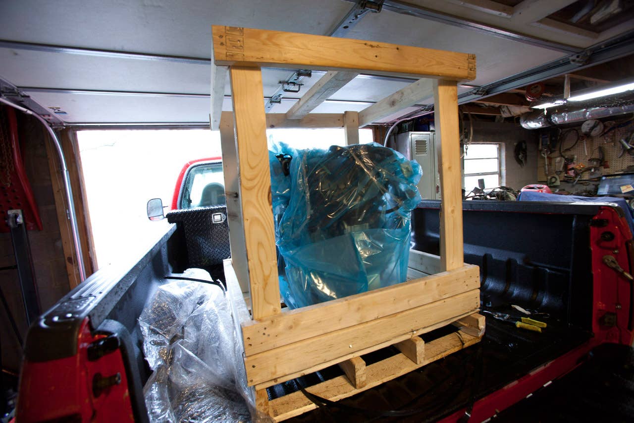 When they say, "crate engine," they mean it.