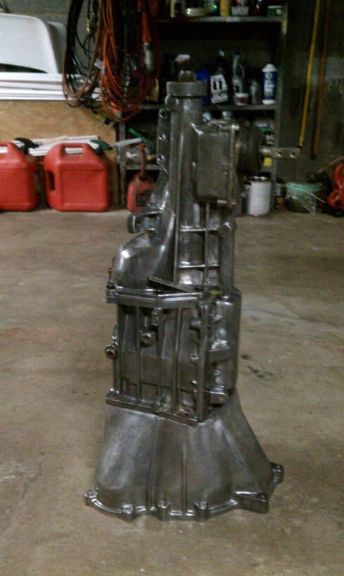 Gussied up T5 five-speed manual transmission.