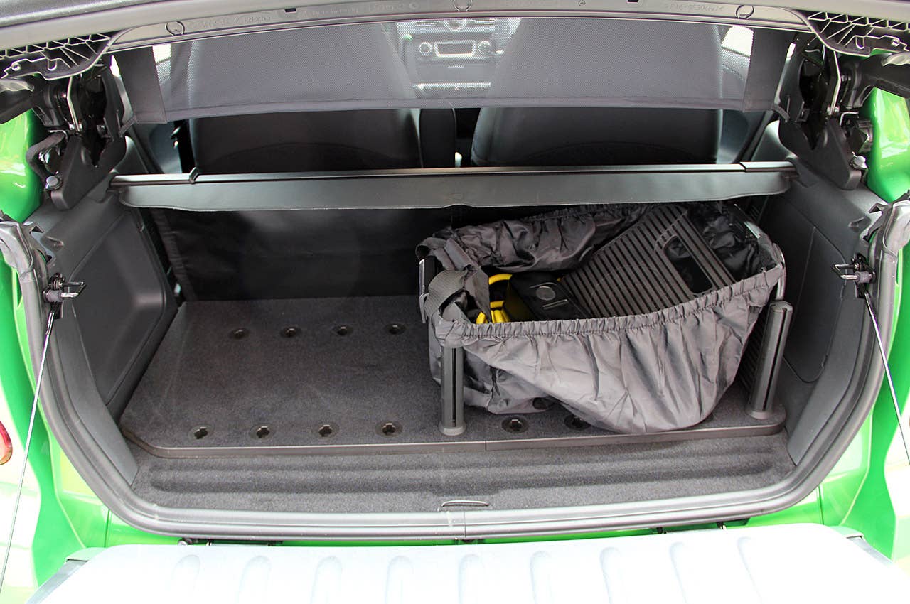 2013 Smart Fortwo Electric Drive rear cargo area
