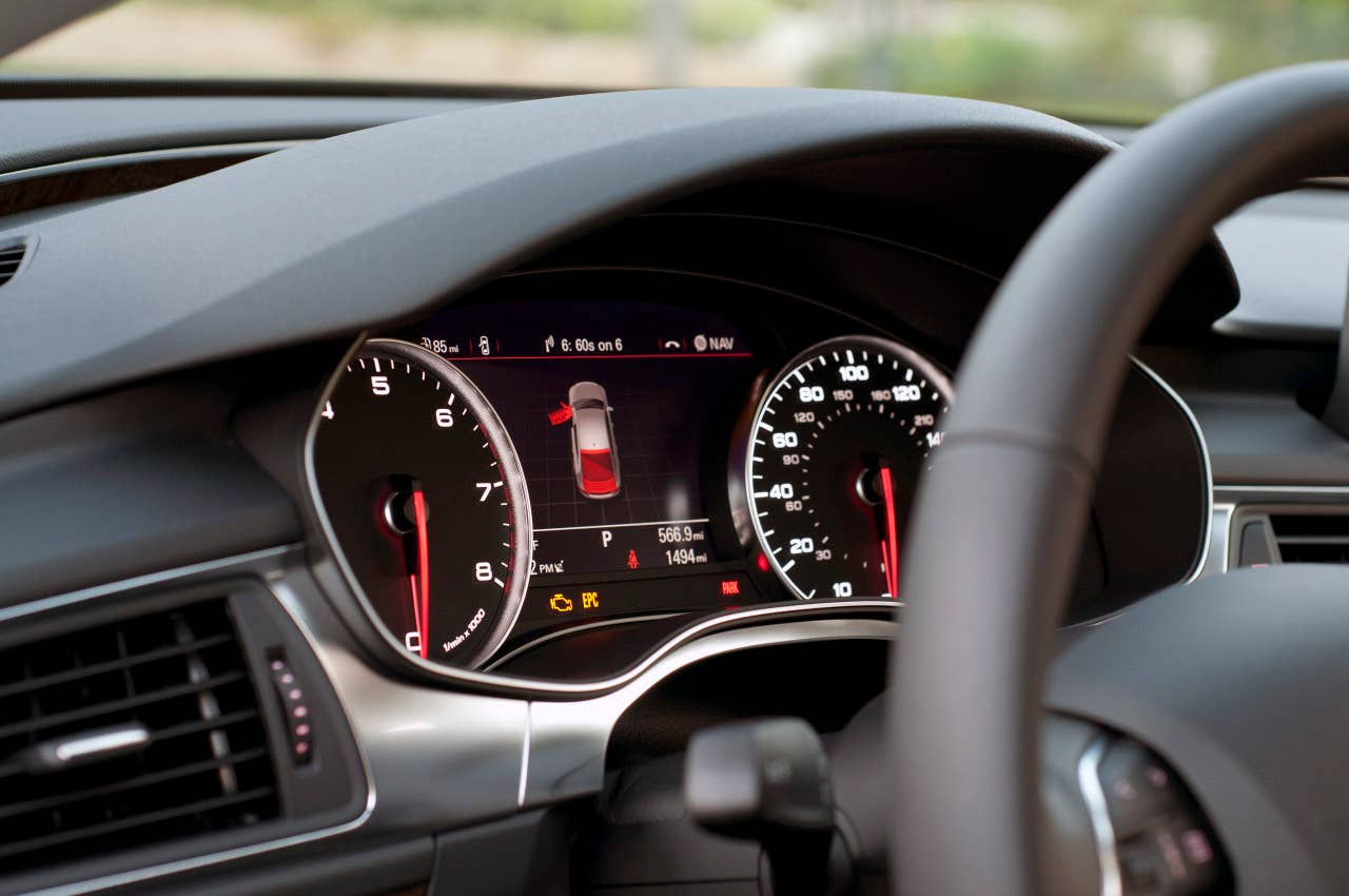 2012 Audi A7 gauges